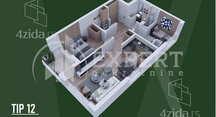 Dvoiposoban stan | 4zida