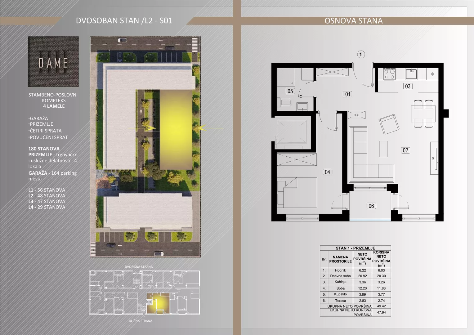 Dvosoban stan | 4zida