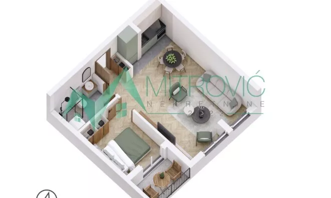 Jednoiposoban stan | 4zida