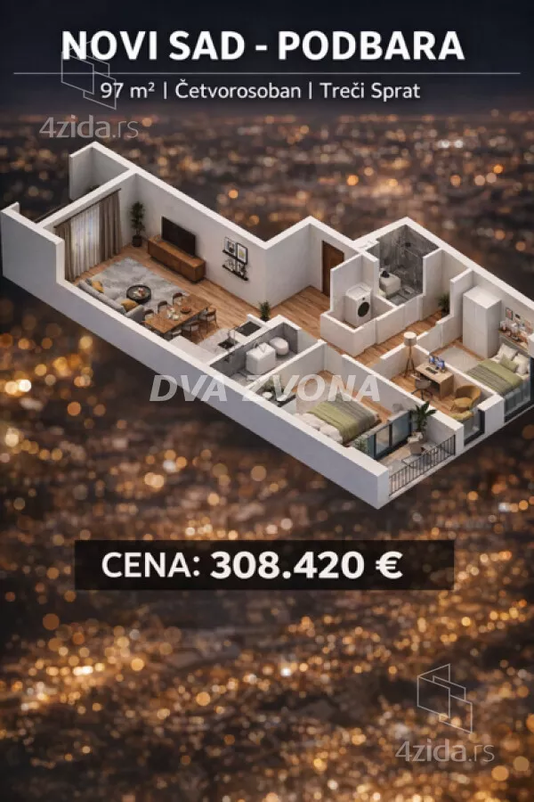 Četvorosoban stan | 4zida