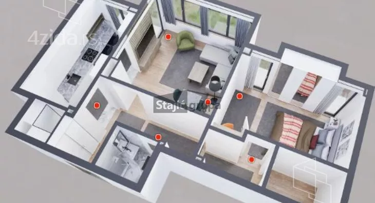 Dvoiposoban stan | 4zida