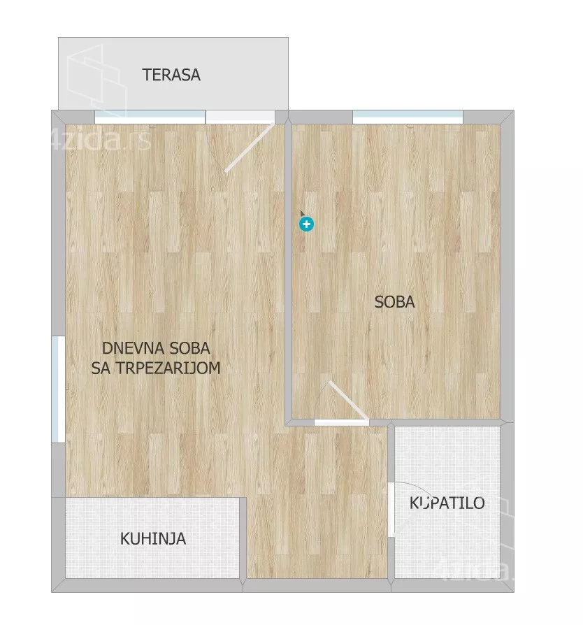 Jednoiposoban stan | 4zida