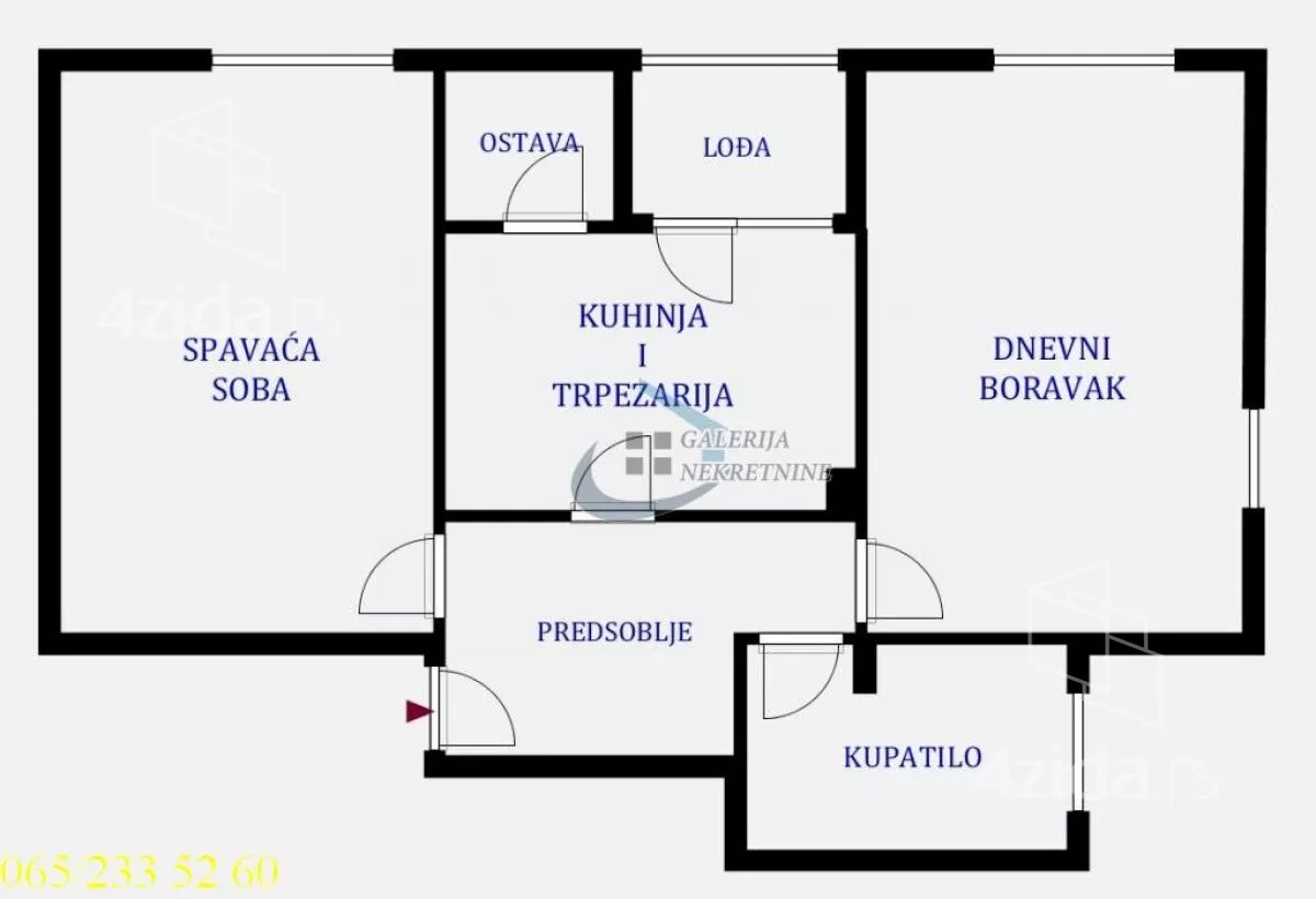 Dvosoban stan | 4zida