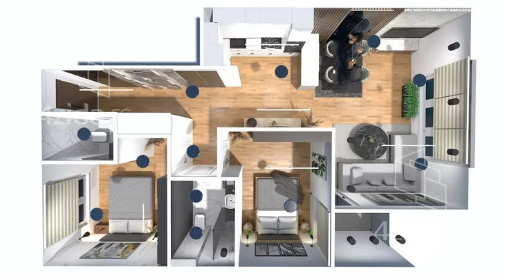 Trosoban stan | 4zida