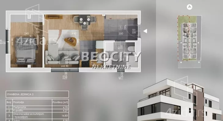 Dvosoban stan | 4zida