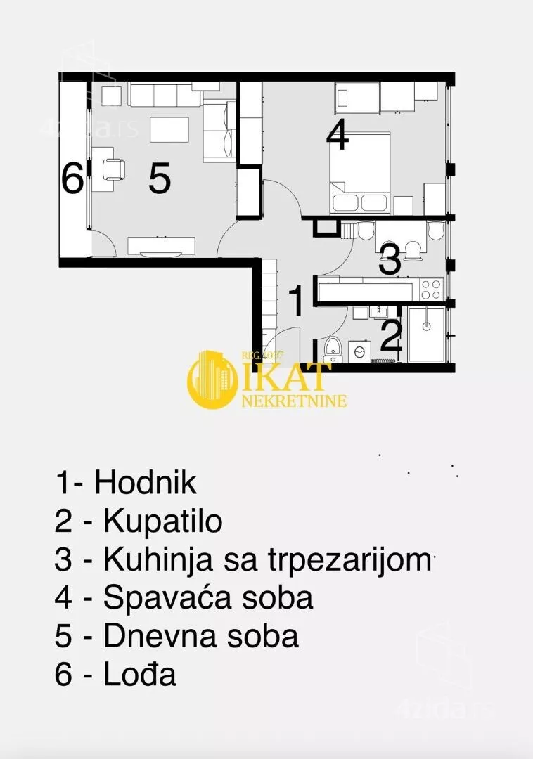 Dvosoban stan | 4zida