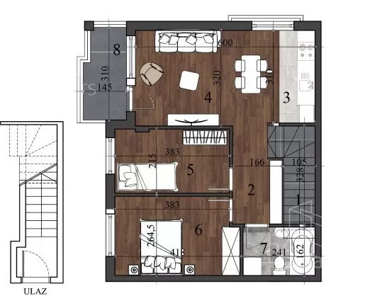 Dvoiposoban stan | 4zida