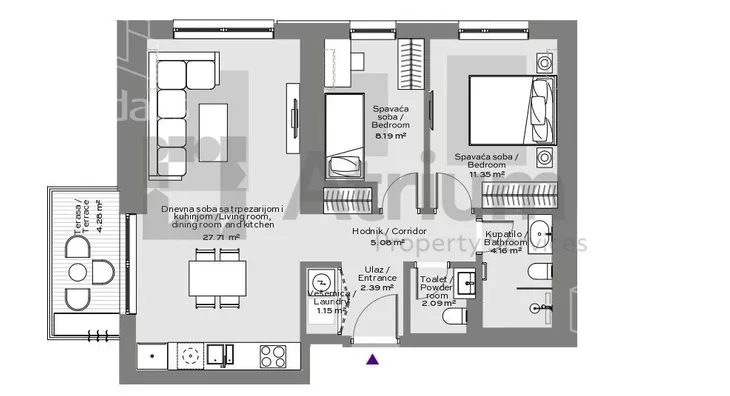 Trosoban stan | 4zida