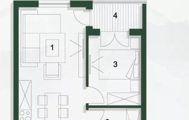 Jednoiposoban stan | 4zida