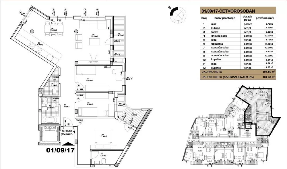Četvorosoban stan | 4zida