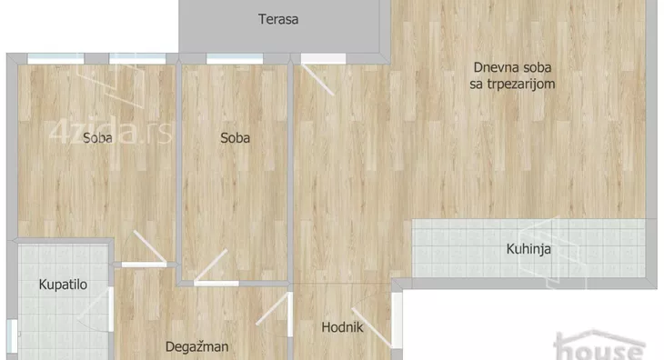 Trosoban stan | 4zida