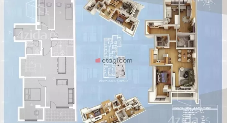 Trosoban stan | 4zida