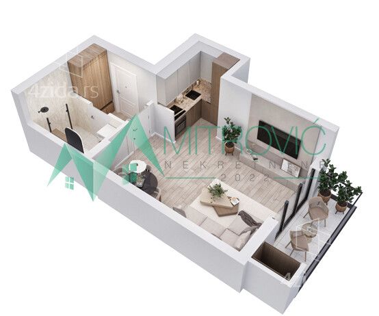 Квартира · 33 m² · Irig