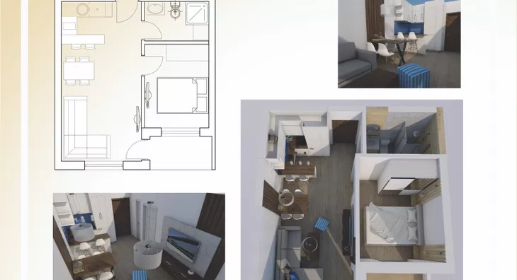 Jednoiposoban stan | 4zida