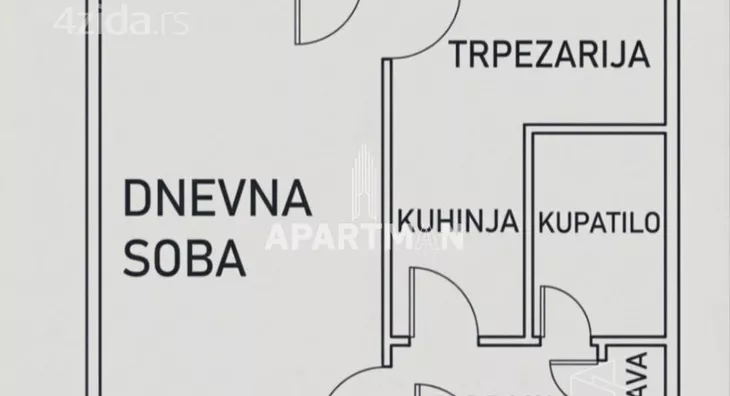 Jednosoban stan | 4zida
