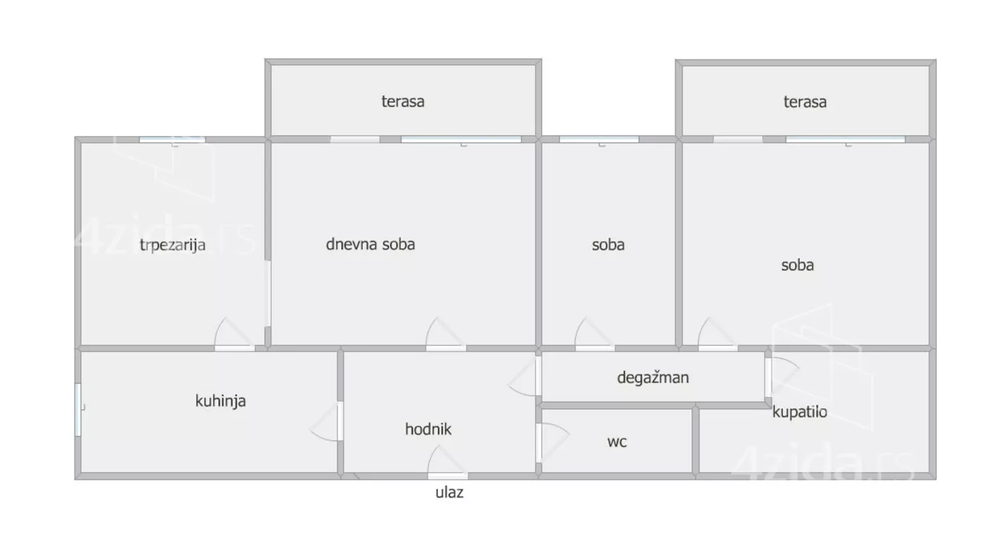 Trosoban stan | 4zida