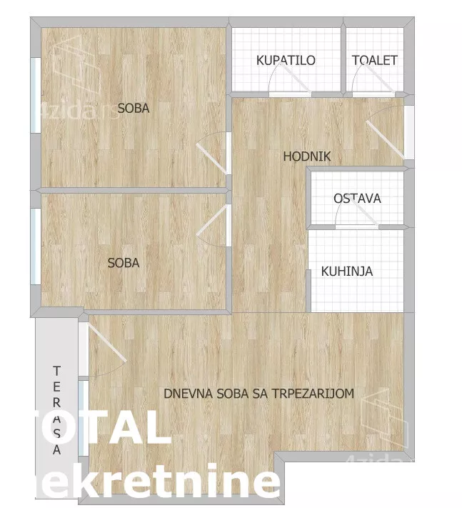 Trosoban stan | 4zida