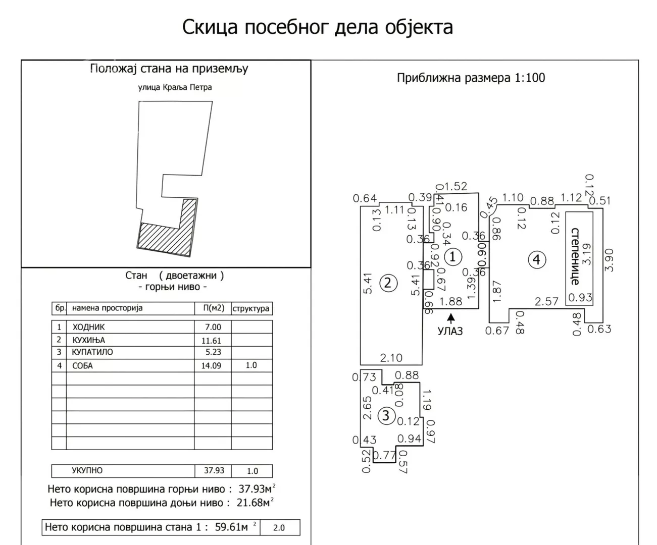 Jednosoban stan | 4zida