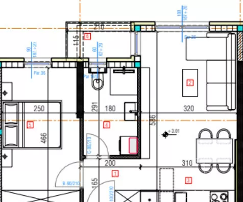 Jednosoban stan | 4zida