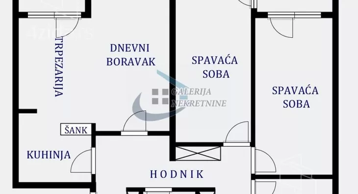 Trosoban stan | 4zida