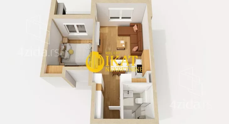 Jednoiposoban stan | 4zida