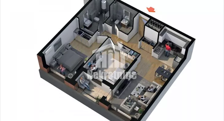 Trosoban stan | 4zida