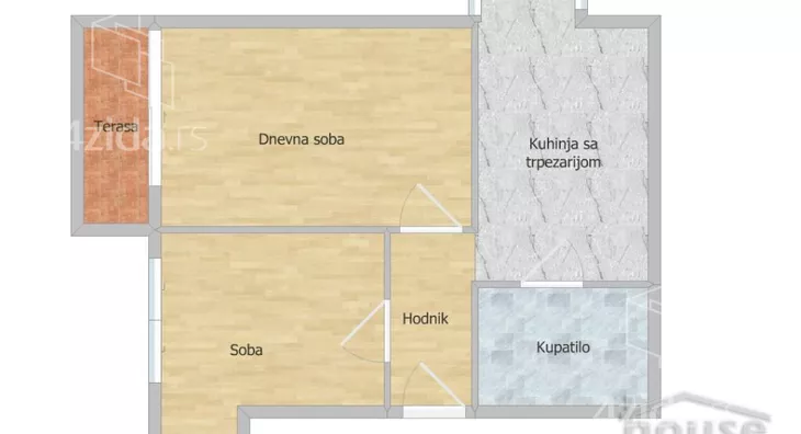 Dvosoban stan | 4zida