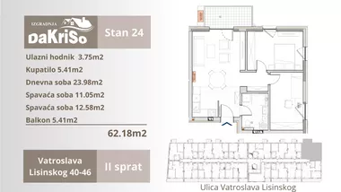 Vatroslava Lisinskog  40-46 | 4zida.rs