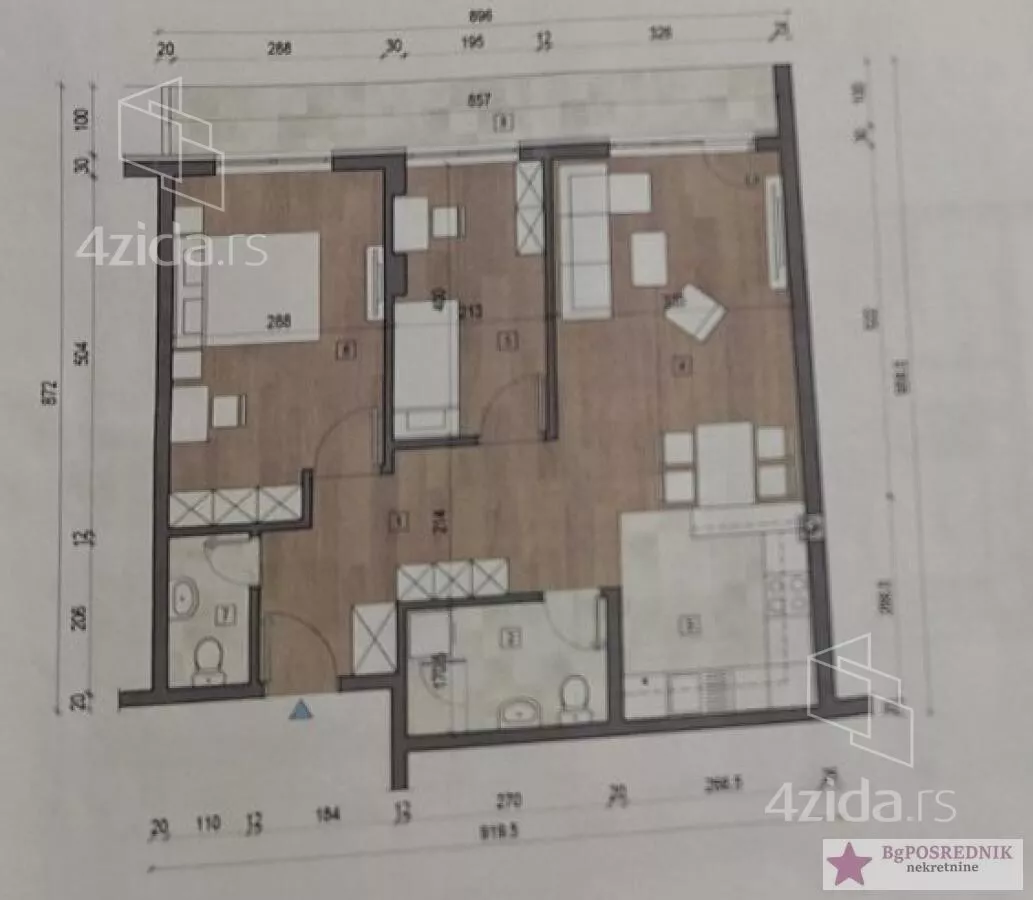 Trosoban stan | 4zida