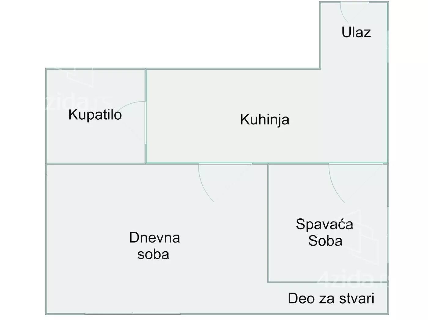 Jednoiposoban stan | 4zida