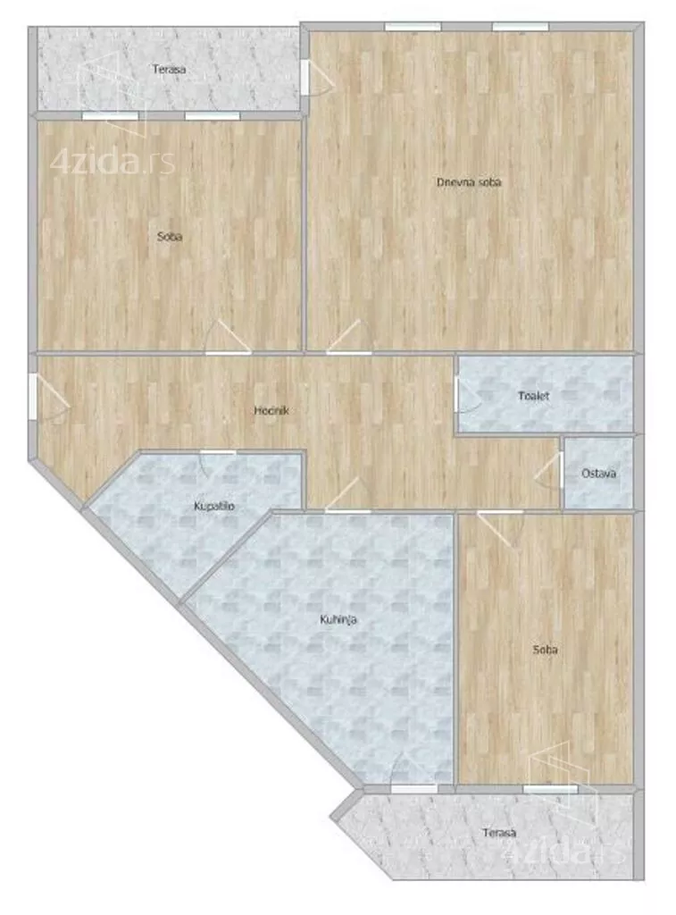 Trosoban stan | 4zida