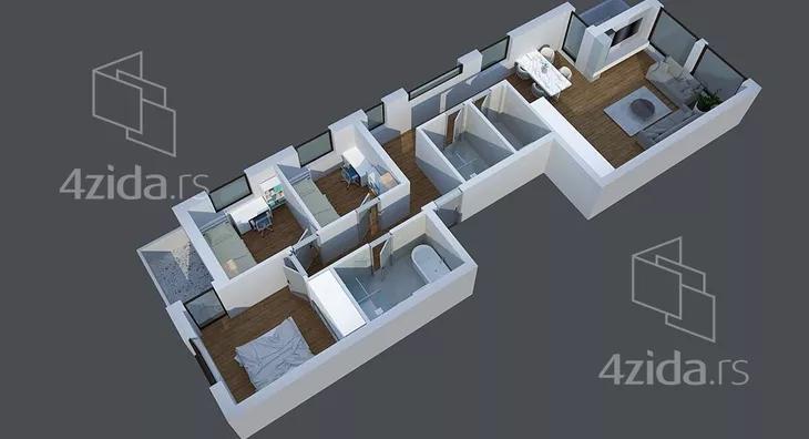 Četvorosoban stan | 4zida