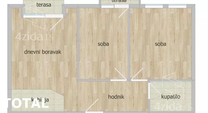 Trosoban stan | 4zida