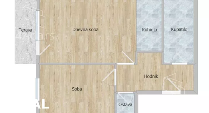 Dvosoban stan | 4zida