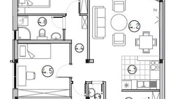 Troiposoban stan | 4zida