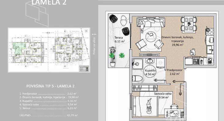 Jednosoban stan | 4zida
