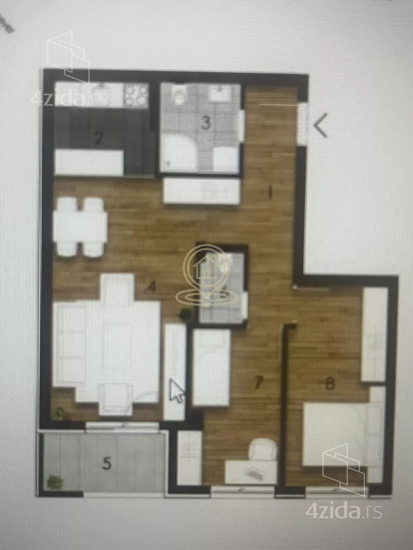 Trosoban stan | 4zida