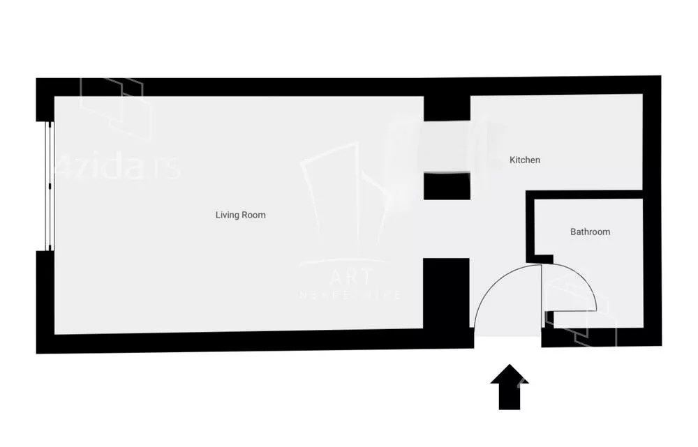 Jednosoban stan | 4zida