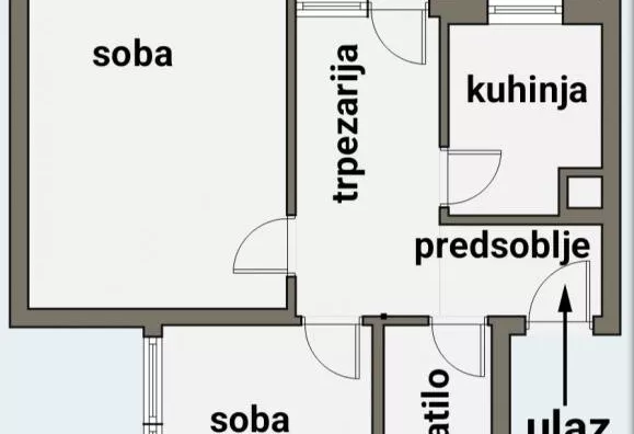 Dvosoban stan | 4zida