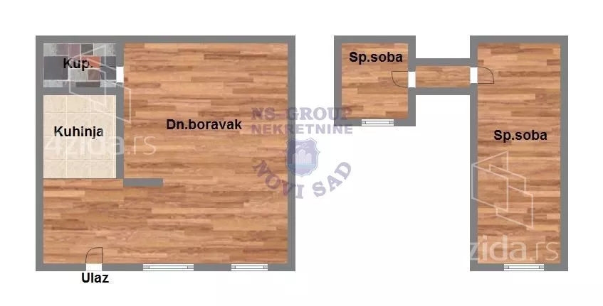 Jednoiposoban stan | 4zida