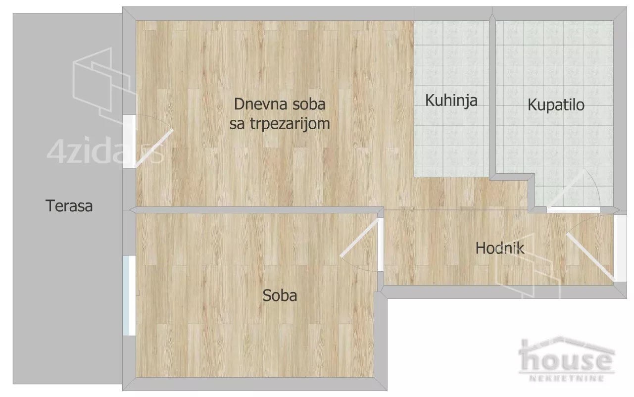 Jednoiposoban stan | 4zida