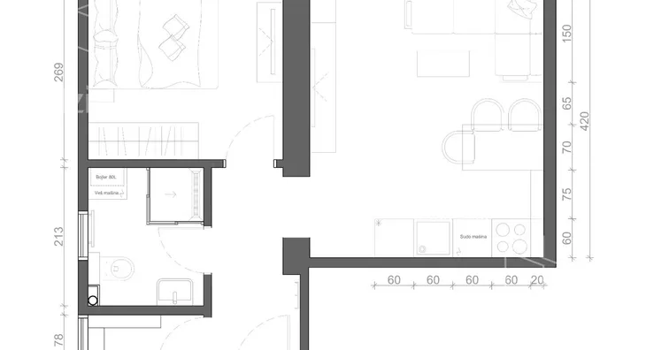 Dvosoban stan | 4zida