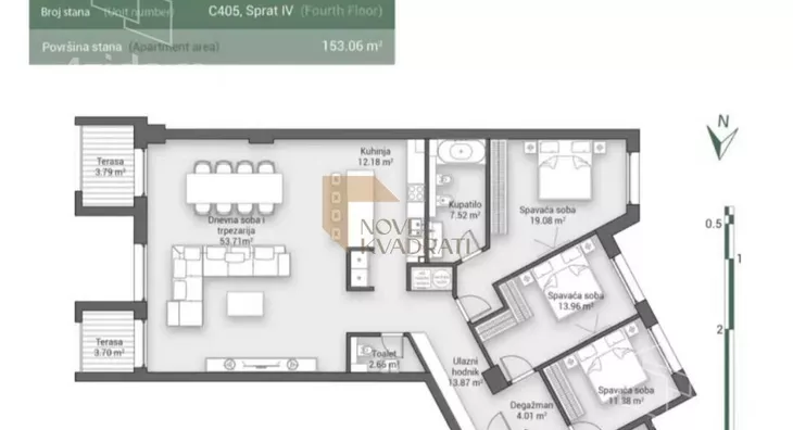 Četvorosoban stan | 4zida