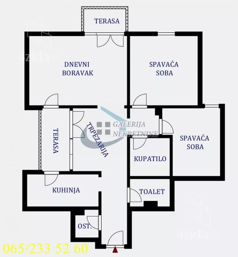 Trosoban stan | 4zida