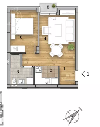 Dvosoban stan | 4zida