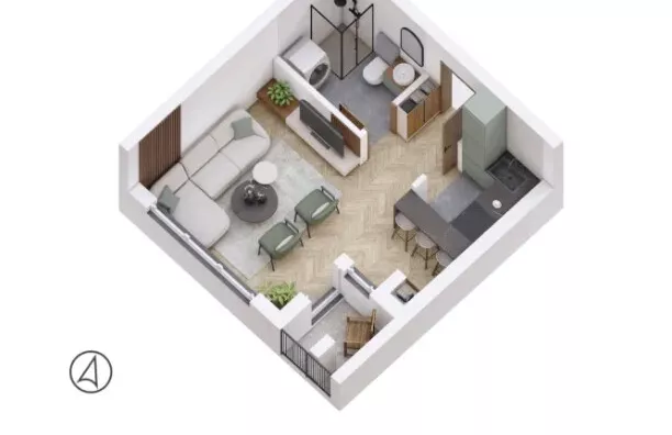 Jednosoban stan | 4zida