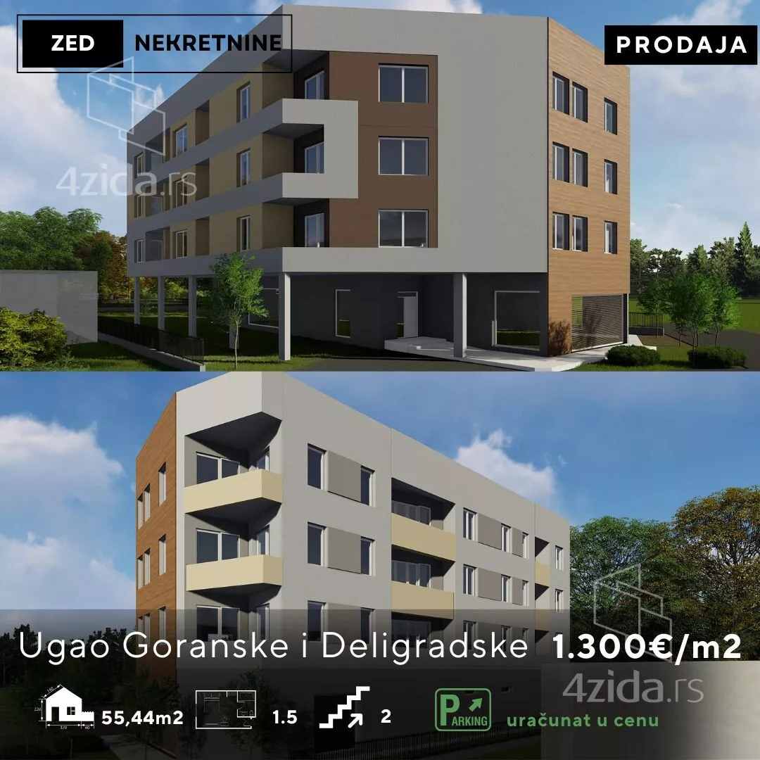 Jednoiposoban stan | 4zida