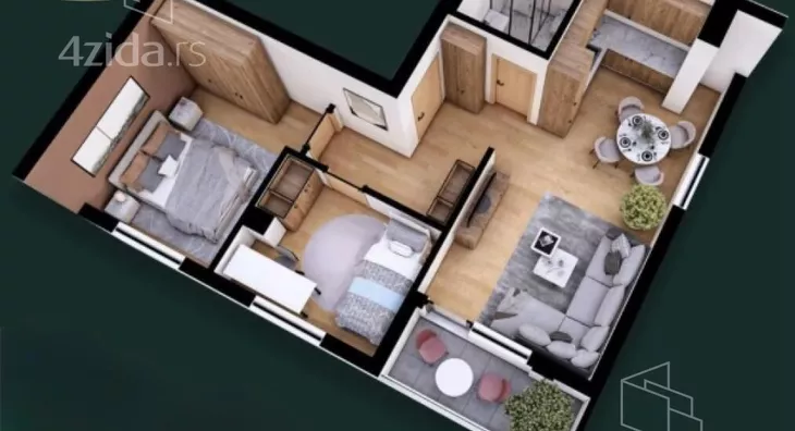 Dvosoban stan | 4zida