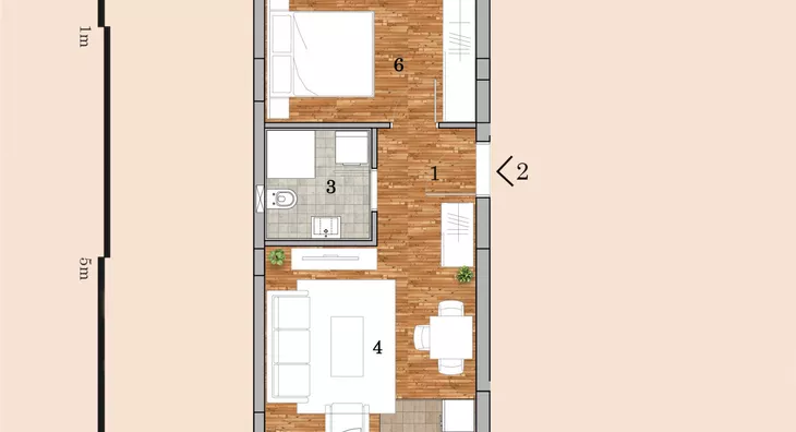 Dvosoban stan | 4zida