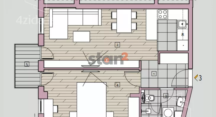 Dvosoban stan | 4zida